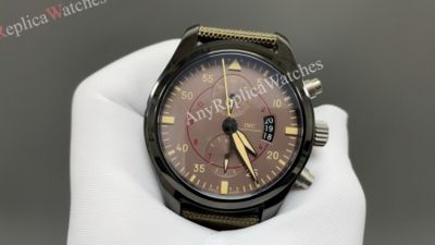 IWC Pilot's  CAL.89361 Automatic Movement Brown Leather Strap Brown 44.5 *15.5mm Watch